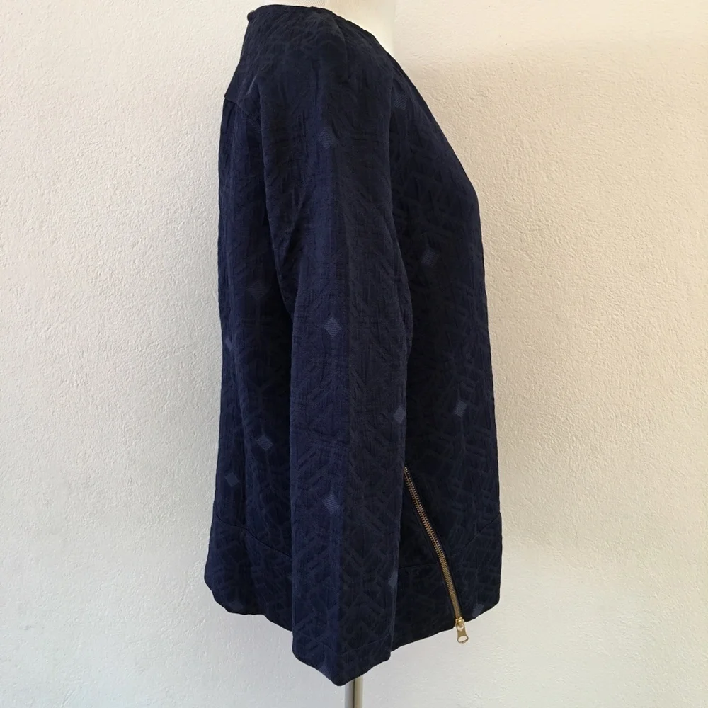 J.Crew Long Sleeve Top Size 6 Blue